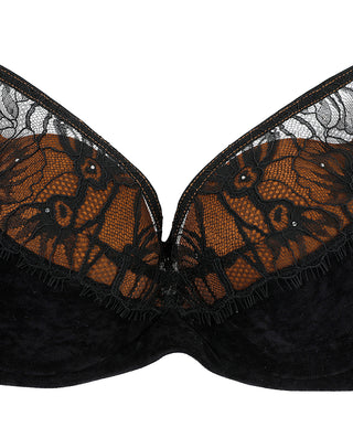 AIMER Suede Push Up Bra