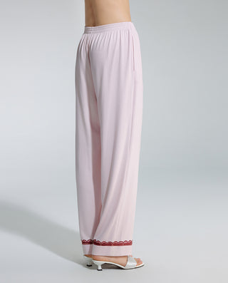 AIMER Collared Cardigan Long Sleeve Pants Set