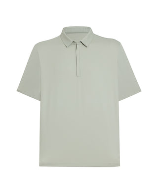 AIMER MEN Business Lapel Short-Sleeved T-Shirt