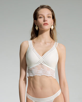 AIMER Split 2X Wireless Thin Molded Bra Top