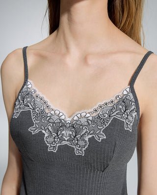 AIMER 3-Piece Cardigan Bra Tank Pants