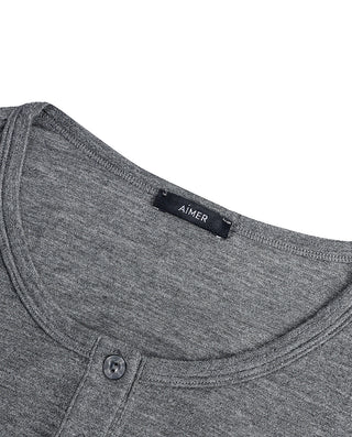 AIMER Crew Neck Long Sleeve Jumpsuit