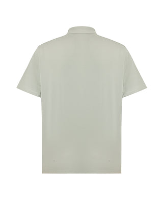 AIMER MEN Business Lapel Short-Sleeved T-Shirt