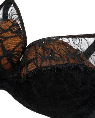 AIMER Suede Push Up Bra