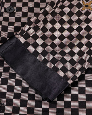 AIMER MEN Patterned Lounge Pajama Set