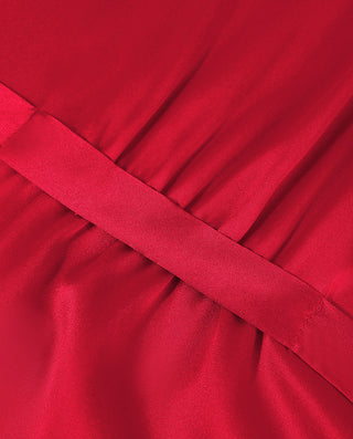 AIMER Short Silk Robe