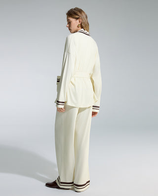 AIMER Long Sleeve Cardigan Tank Pants 3-Piece Set