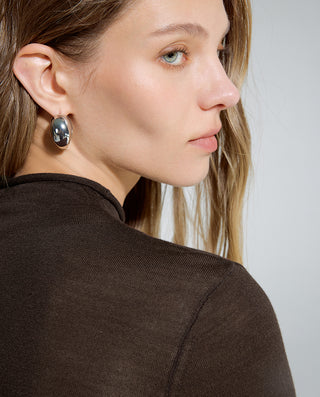 AIMER Mock Neck Long Sleeve Top