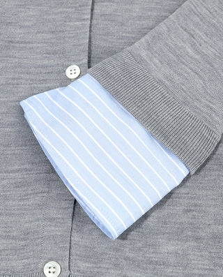 AIMER Cardigan Long Sleeve Top