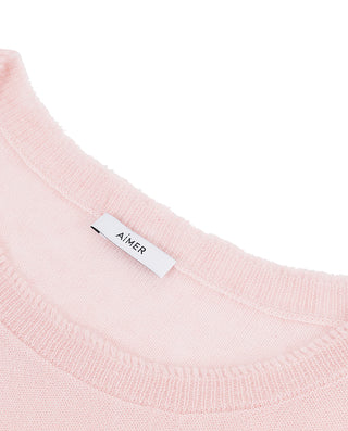 AIMER Crew Neck Long Sleeve Top