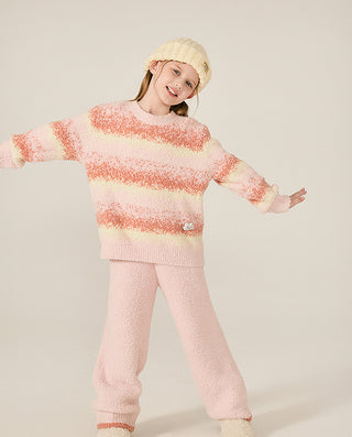 AIMER KIDS Fluffy Loungewear Set for Girls