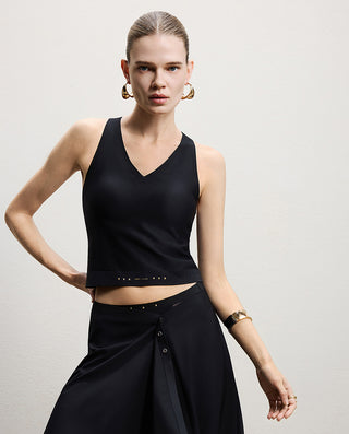 AIMER CHUANG Deep V Bras In Vest