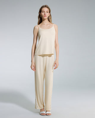 AIMER Bra Tank Pants Set