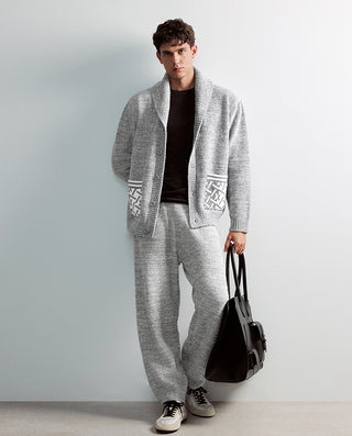 AIMER MEN Cozy Winter Shawl Collar Lounge Set