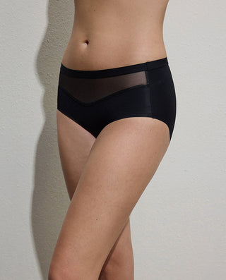 AIMER Sheer Seamless Mid-rise Boyshorts