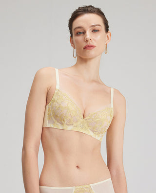 AIMER Lace Luxurious Sexy Thin Cup Bra