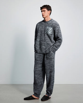 AIMER MEN Cozy Winter Crew Neck Lounge Set