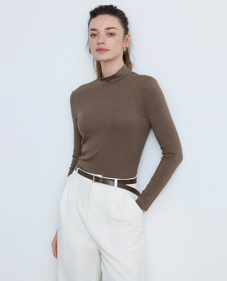AIMER  Algae Thermal Long Sleeve Turtleneck