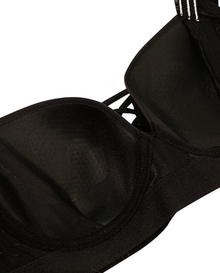 AIMER Suede Flexible Wire Lightly Lined Bra