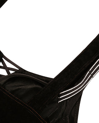 AIMER Suede Flexible Wire Lightly Lined Bra
