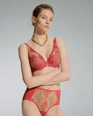 AIMER Full Cup Lightly Padded Vented Bra