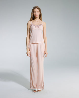 AIMER 3-Piece Cardigan Bra Tank Pants