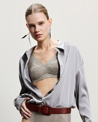 AIMER CHUANG V Neck Soft Vest Bra