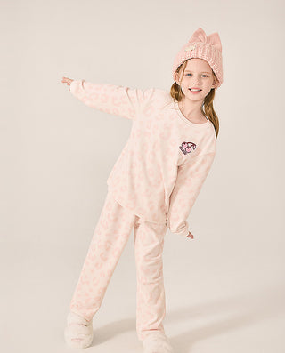 AIMER KIDS keep Warm Loungewear Set for Girls
