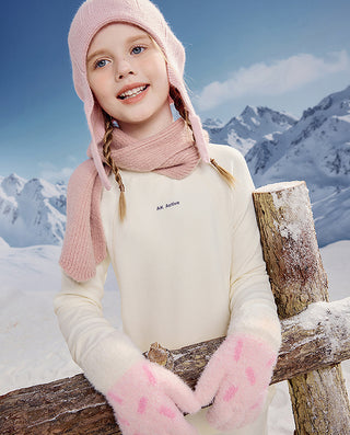 AIMER KIDS Unisex Round-Neck Warm Top