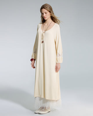 AIMER Bracelet Sleeve Bra Dress
