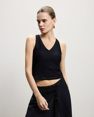 AIMER CHUANG Deep V Bras In Vest