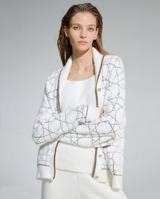AIMER 3-Piece Cardigan Cami Pants Set