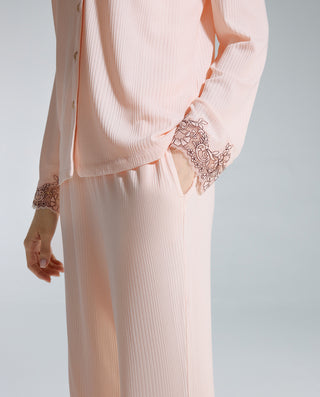 AIMER 3-Piece Cardigan Bra Tank Pants