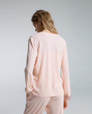 AIMER 3-Piece Cardigan Bra Tank Pants