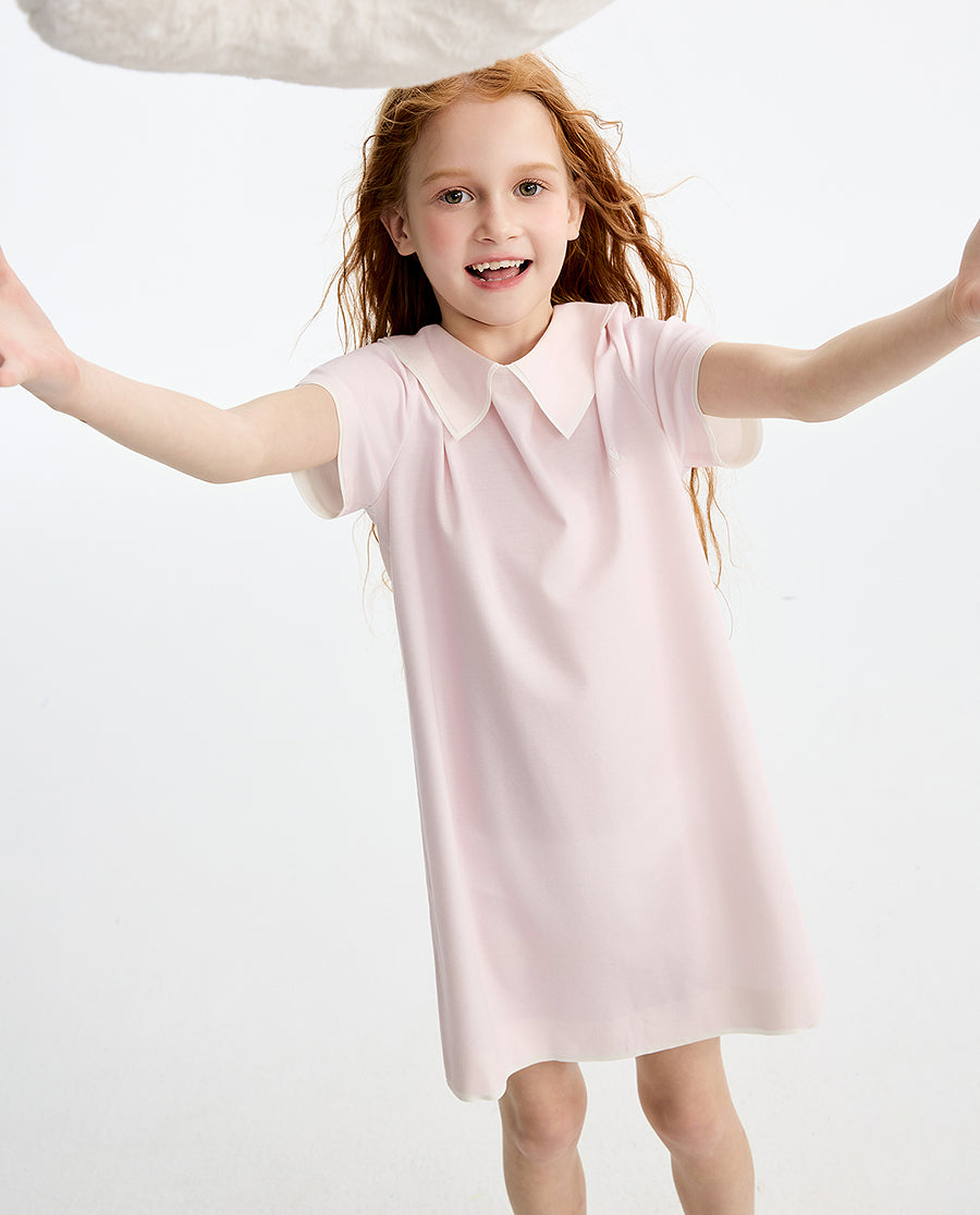Aimer Kids Girls Algae Sleepwear Nightdress