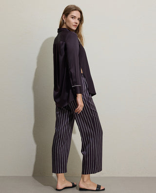 AIMER Silk Loungewear Set