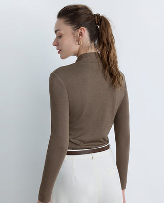 AIMER  Algae Thermal Long Sleeve Turtleneck