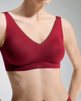 AIMER Wireless Vented Bra Mid-Rise Boyshorts Set