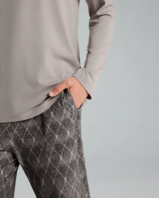 AIMER MEN Algae Long Sleepwear Pants