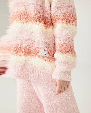 AIMER KIDS Fluffy Loungewear Set for Girls