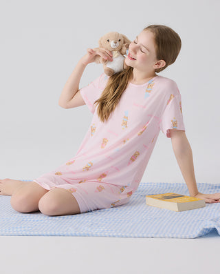 Aimer kids Short-sleeved Nightdress