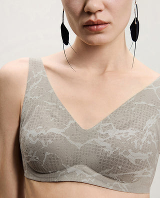 AIMER CHUANG V Neck Soft Vest Bra