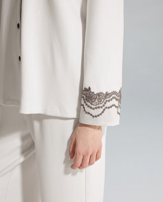 AIMER Cardigan Long Sleeve Pants Set