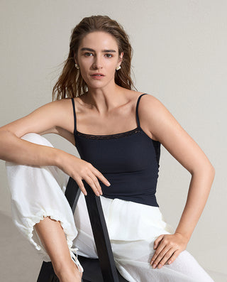 AIMER Thin Strap Bra In Vest