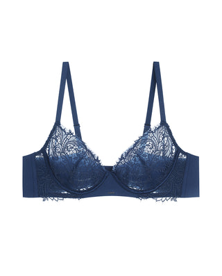 AIMER Sheer Underwire Demi Cup Thin Bra