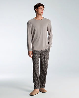 AIMER MEN Algae Long Sleepwear Pants