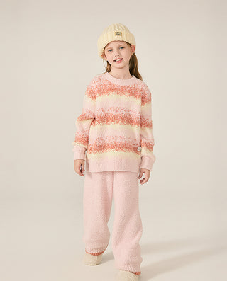 AIMER KIDS Fluffy Loungewear Set for Girls