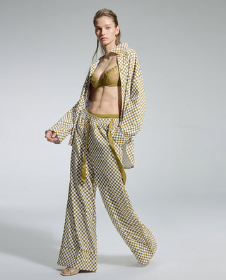 AIMER Cardigan Loungewear Set