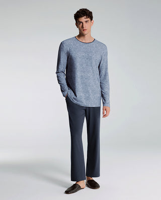 AIMER MEN Algae Long Sleepwear Pants
