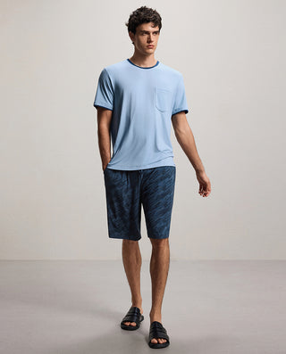 Aimer Men Short Sleeve Cooling Loungewear Set